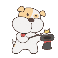 Dog Magic Sticker