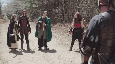 High Five Larps GIF by Beanduck Productions