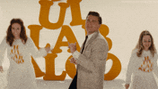 leonardo dicaprio dancing GIF by Once Upon A Time In Hollywood