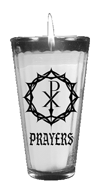 Goth Candle Sticker by Wytchlab