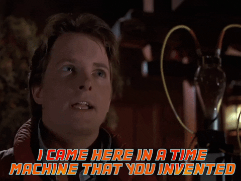 Time Machine Marty GIF by Back to the Future Trilogy