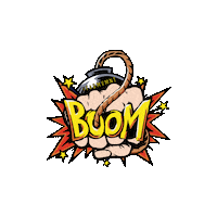Boom Sticker by DrFabilus