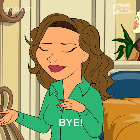Pop Tv Goodbye GIF by One Day At A Time