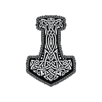 The Last Kingdom Thor Sticker by Vinnie Camilleri