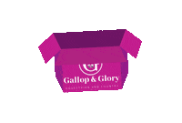 Pink Delivery Sticker by Gallop and Glory