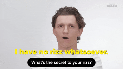 "je n'ai pas du tout de rizz" tom holland