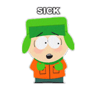 Sick Kyle Broflovski Sticker by South Park