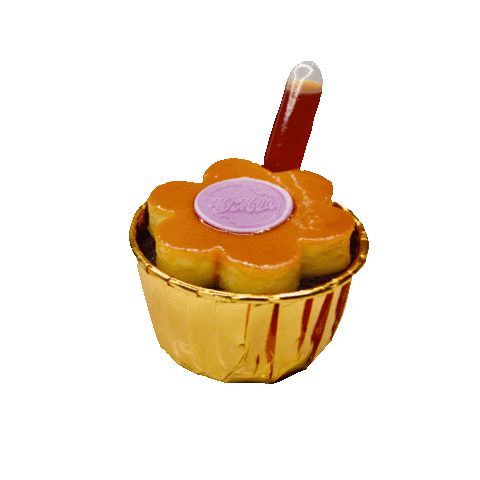 Mymain cupcake filipino ube flan Sticker