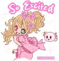 So Excited Gyaru Girl GIF by helloangelgirl
