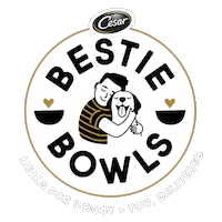 Bestiebowls Sticker by Cesar Canine Cuisine