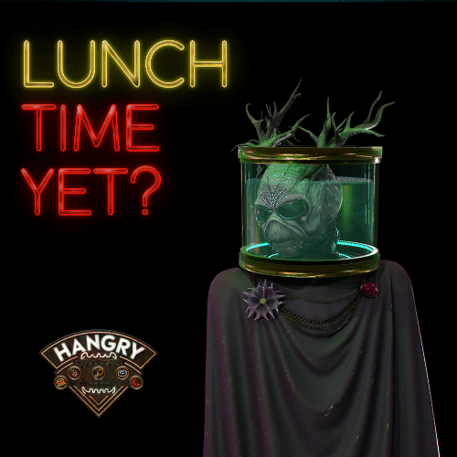 HANGRYGAME giphyupload game rpg lunch GIF