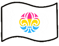 Flag Sticker by Scouterna