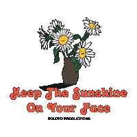 Keep The Sunshine On Your Face Sticker by BOLOVO PRODUCTIONS
