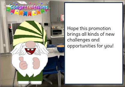 Congratulations Gnome GIF