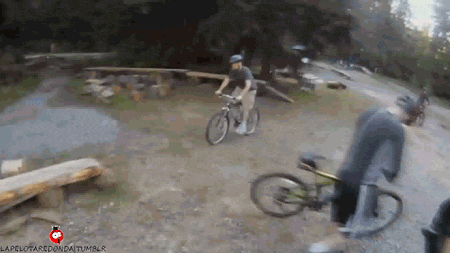 bike fail GIF