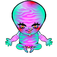 Ufo Uma Sticker by NAPOYAN