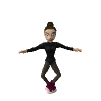 ballerina STICKER