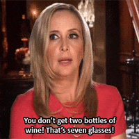 real housewives drinking GIF