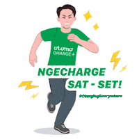 UtomodeckGroup charging satset utomochargeplus chargingeverywhere Sticker