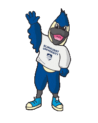 Bluejay Sticker by Elmhurst University