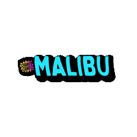 Malibu The Bu Sticker by Champ Camp