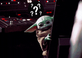 gobookmart confused yoda disney plus the mandalorian GIF