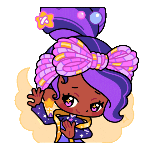 SparklesMagicalMarket ok okay gold purple Sticker