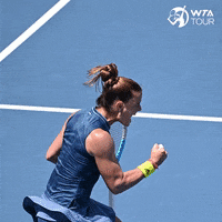 Celebrate Lets Go GIF by WTA