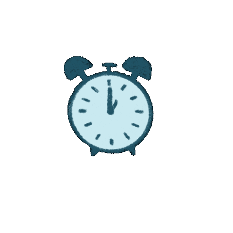 WysteriaCampion clock alarm tick tock alarm clock Sticker