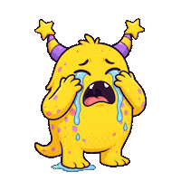 Sad Little Monsters Sticker
