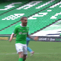 Football Hug GIF by AS Saint-Étienne