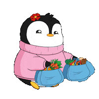 Shopping Fruit Sticker by Pudgy Penguins