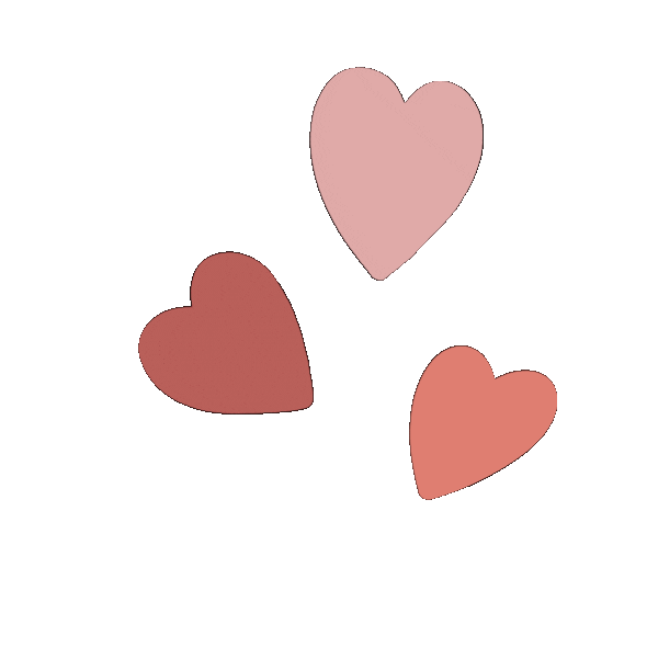 In Love Hearts Sticker