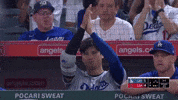 Los Angeles Dodgers Clap GIF by MLB