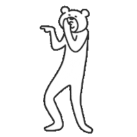 this way laughing Sticker by takadabear