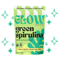 GLOWSuperfoods glow superfoods magicelixir greenspirulina Sticker