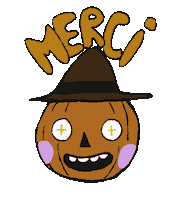 Thanks Pumpkin Sticker