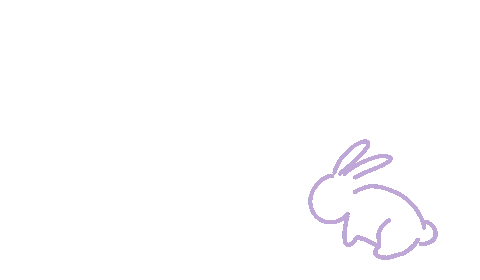 Hopping Easter Bunny Sticker