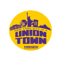 New York City Nyc Sticker by 1199SEIU