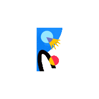R Sticker
