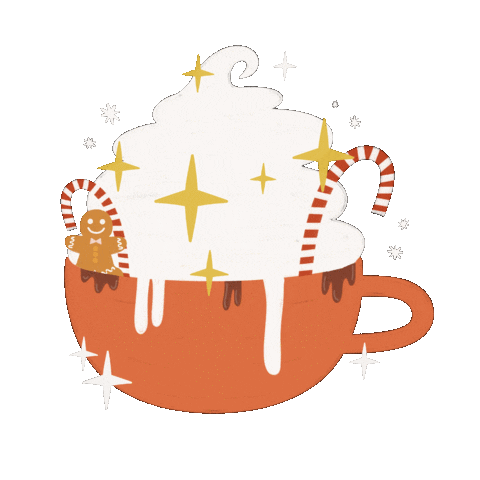 Candy Cane Christmas Sticker