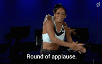 Celebration Applause GIF by Peloton