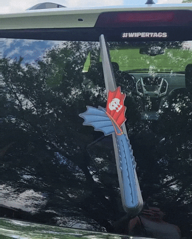 Dragon Tail Wipertags GIF by WiperTags Wiper Covers