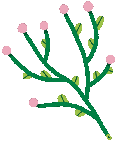 francascheiber flower spring bloom stem Sticker