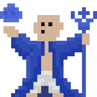 Pixel Art Wow Sticker