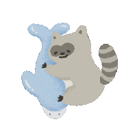 Lucy Raccoon Sticker