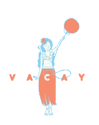 Blood Orange Cocktail Sticker by VACAY