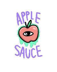 Apple Sauce Sticker by WeNeed