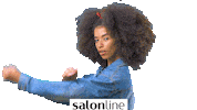black power girl Sticker by Salon Line