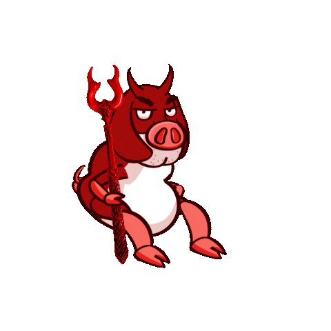 Devil Satan Sticker by "Tut Gut" - Gesundheitsvorsorge